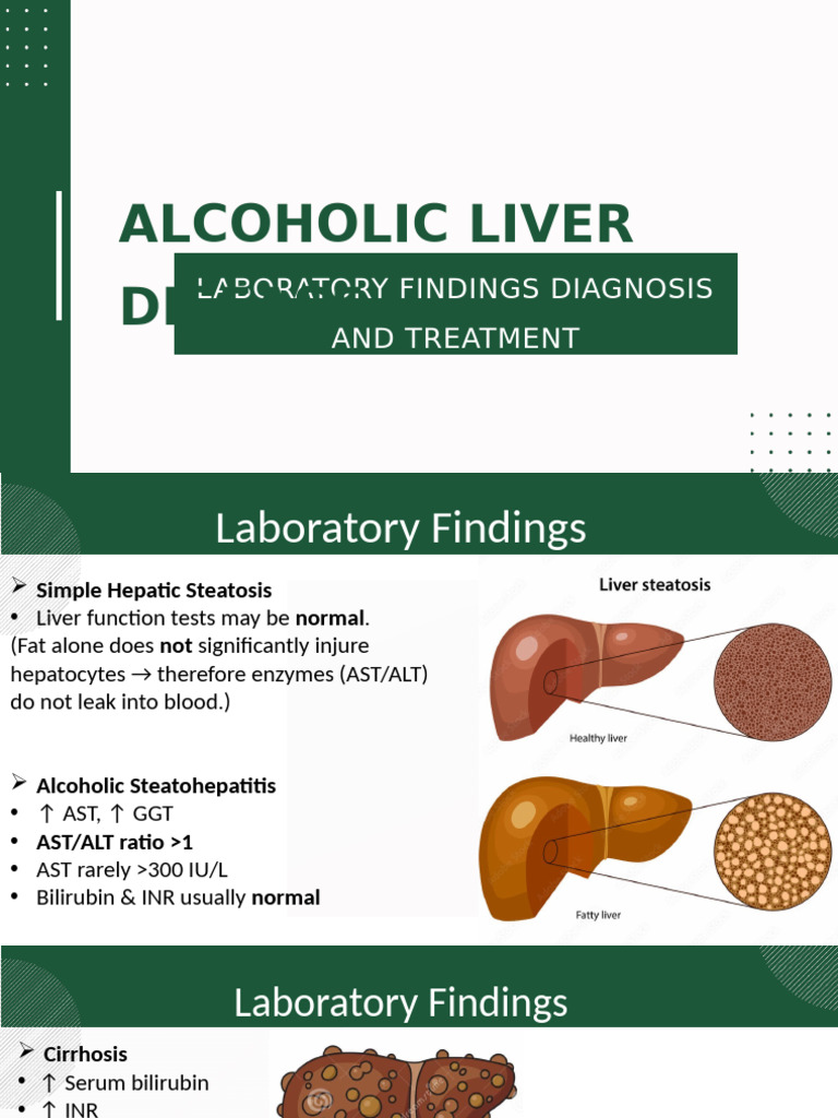 ALD Investigation and Treatment | PDF | Cirrhosis | Hepatitis