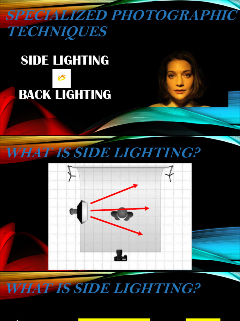 Specialized Lighting Techniques in Photography | PDF | Camera | Camera Lens