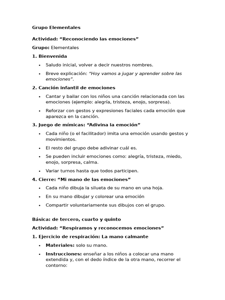 Taller de Manejo de Emociones | PDF | Las emociones | Experiencia subjetiva