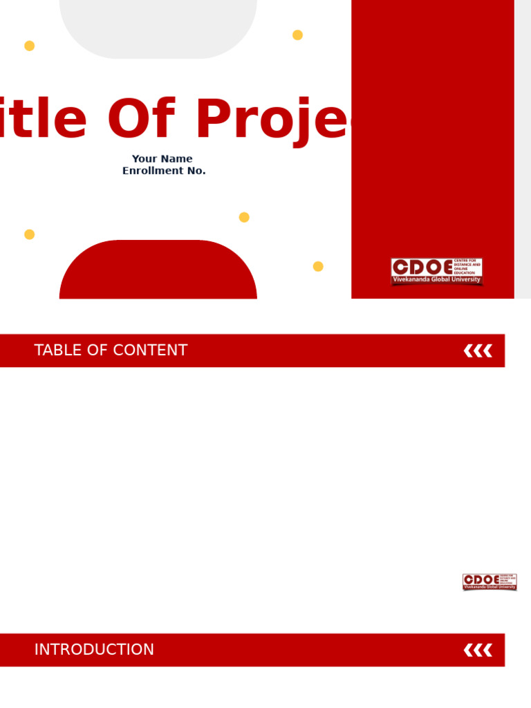 Project Presentation Template | PDF