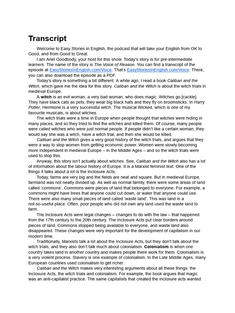 The Voice of Reason: A Socialist Fairy Tale | PDF | Hedge | Enclosure