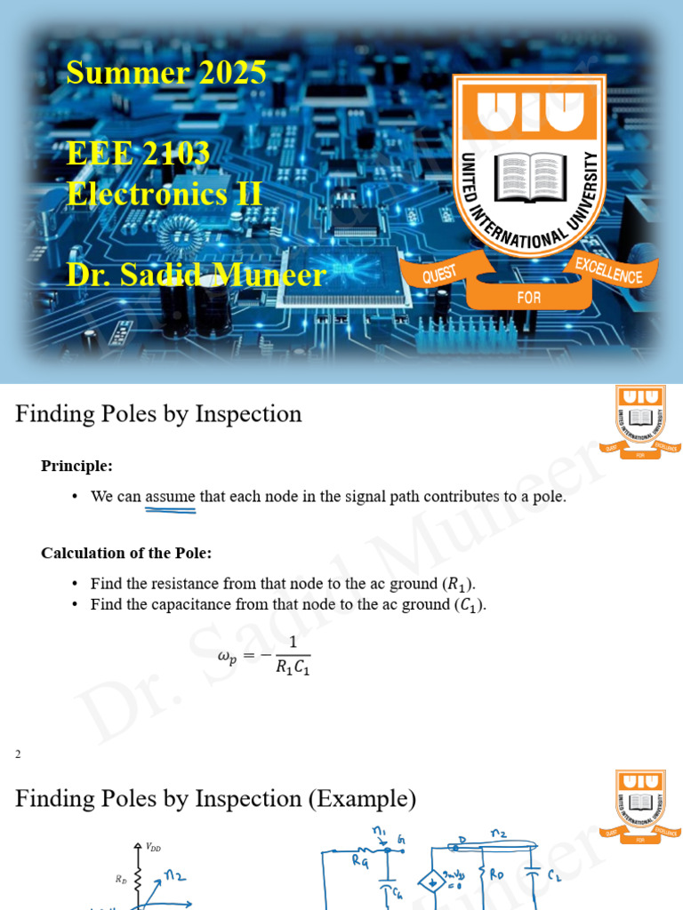 252 EEE 2103 A Class 15 Notes | PDF | Decibel | Computer Engineering