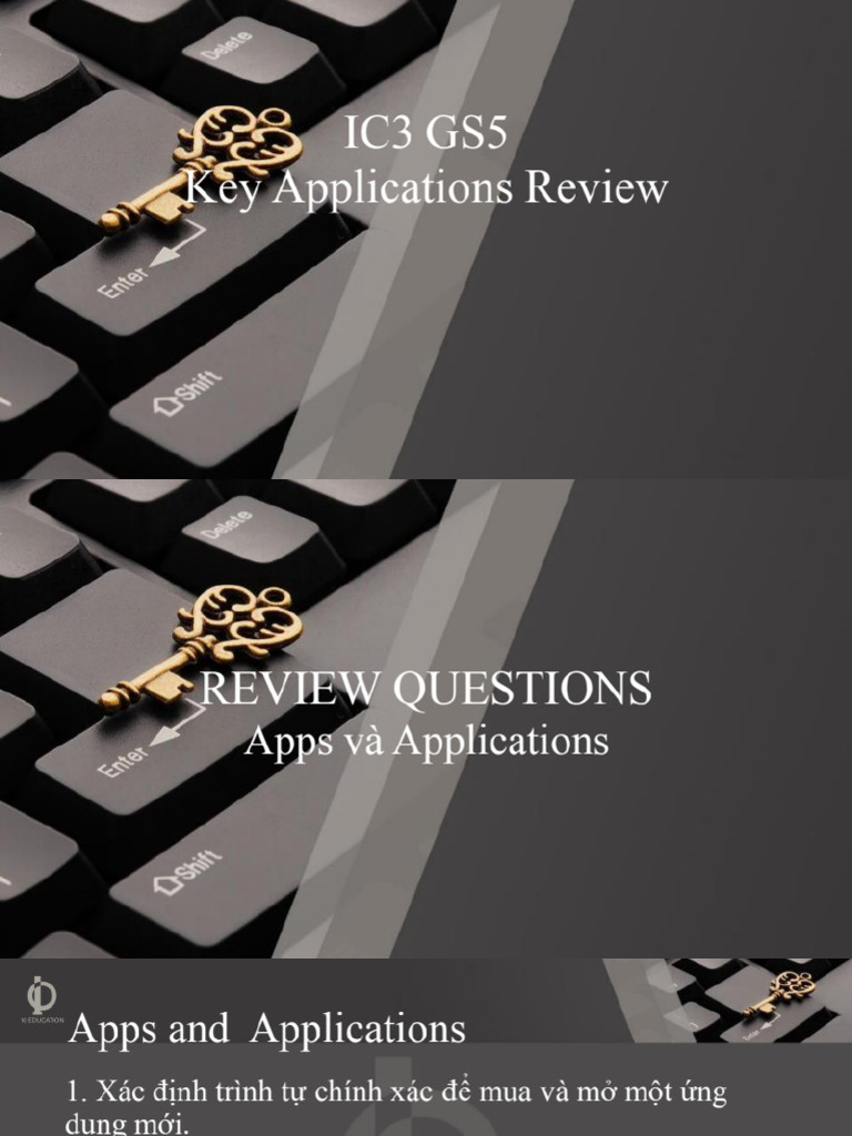 Ic3 gs5 Key Applications Review - 1600 - PDF - Gdrive.vip | PDF