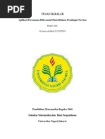 Download Aplikasi Persamaan Diferensial Pada Hukum Pendingin Newton by Ve Kesma SN95878351 doc pdf