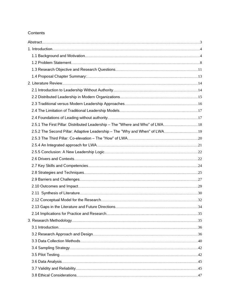A1 8% Working Document 810 03 Nov | PDF | Leadership | System