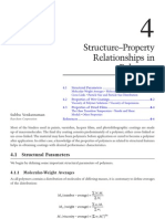 Structure-Property Relationships in Polymers: 4.1 Structural Parameters