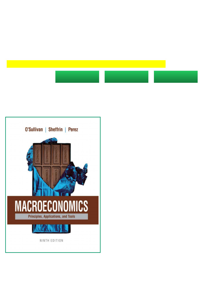 Macroeconomics Principles Applications and tools 9th Edition by Arthur ...