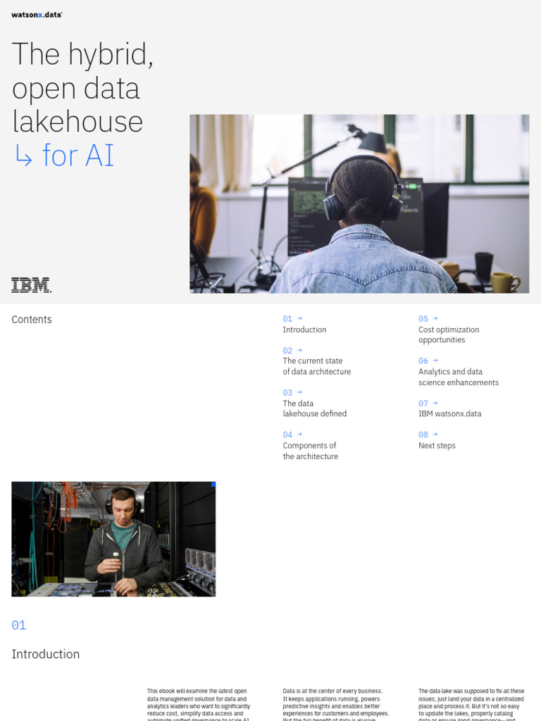 Hybrid Open Data Lakehouse for AI | PDF | Metadata | Cloud Computing