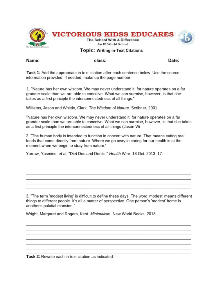 In-Text Citation Guidelines and Examples | PDF | Comet | Astronomy