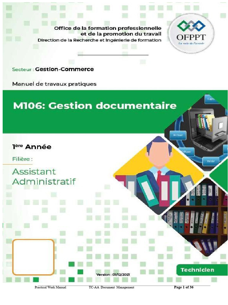 TC-AA-Document Management Practical Work Manual | PDF | Computer File ...