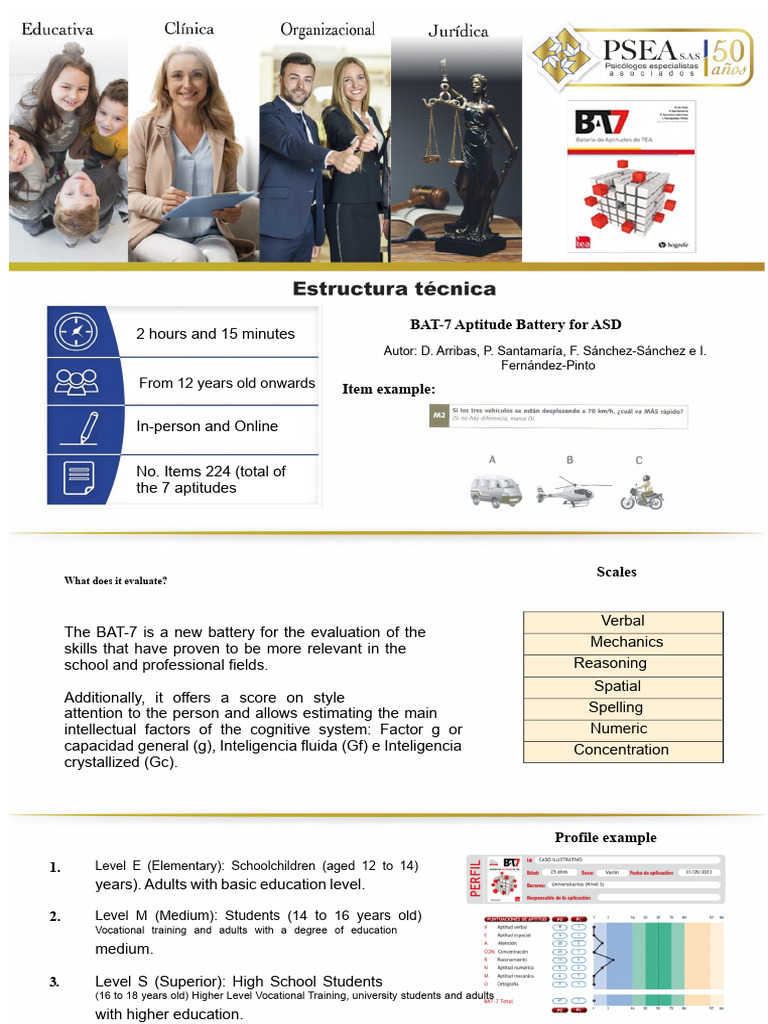 BAT-7 Aptitude Battery Overview | PDF | Intelligence | Learning