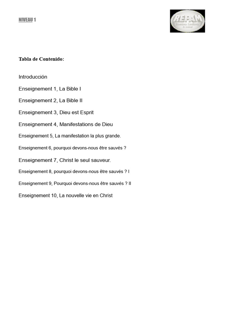 Comprendre la Bible et son importance | PDF | Baptisme | Dieu