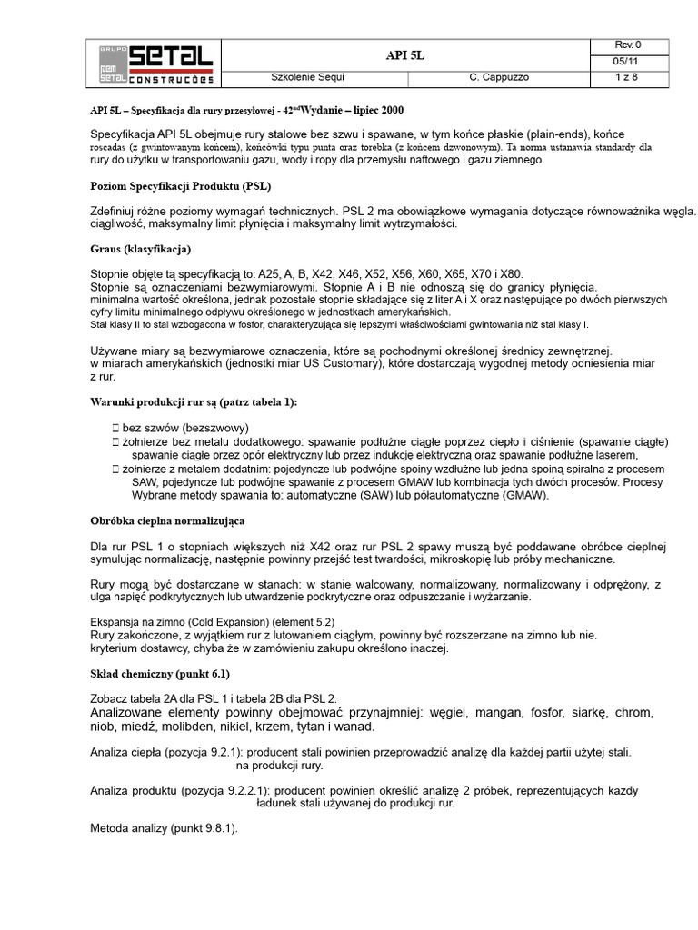 Api 5L | PDF