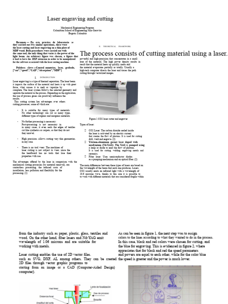 Laser Cutting and Engraving Techniques | PDF | Laser | Materials