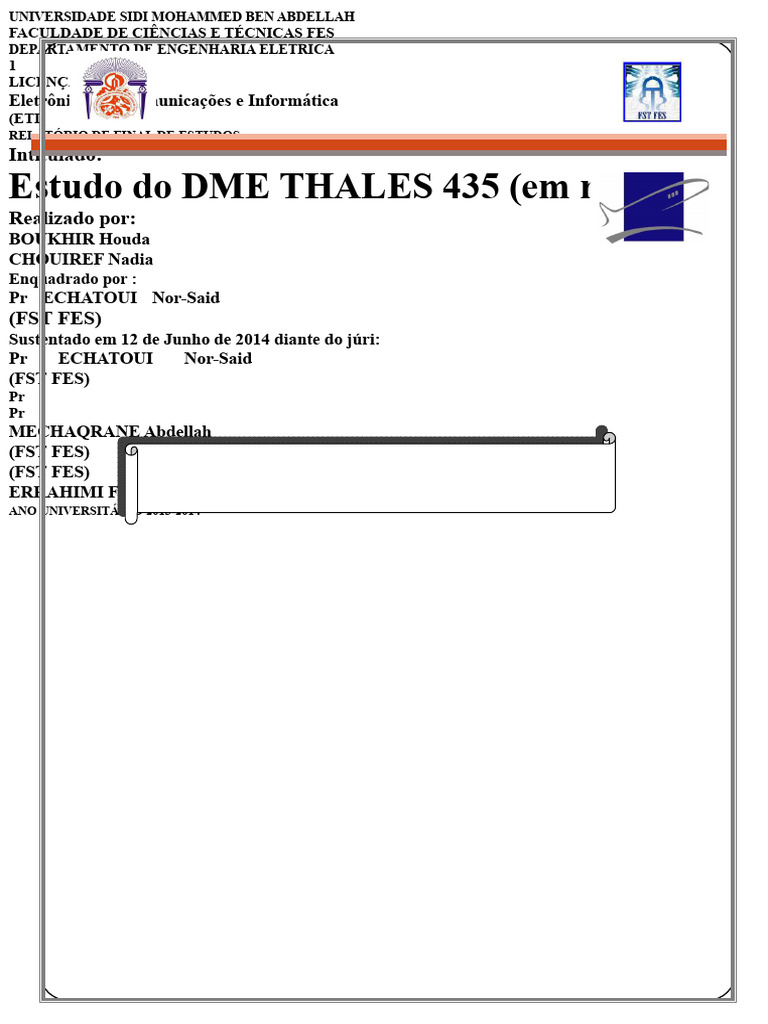 Estudo do DME Thales 435 em Rota | PDF | Aeroporto | Avião