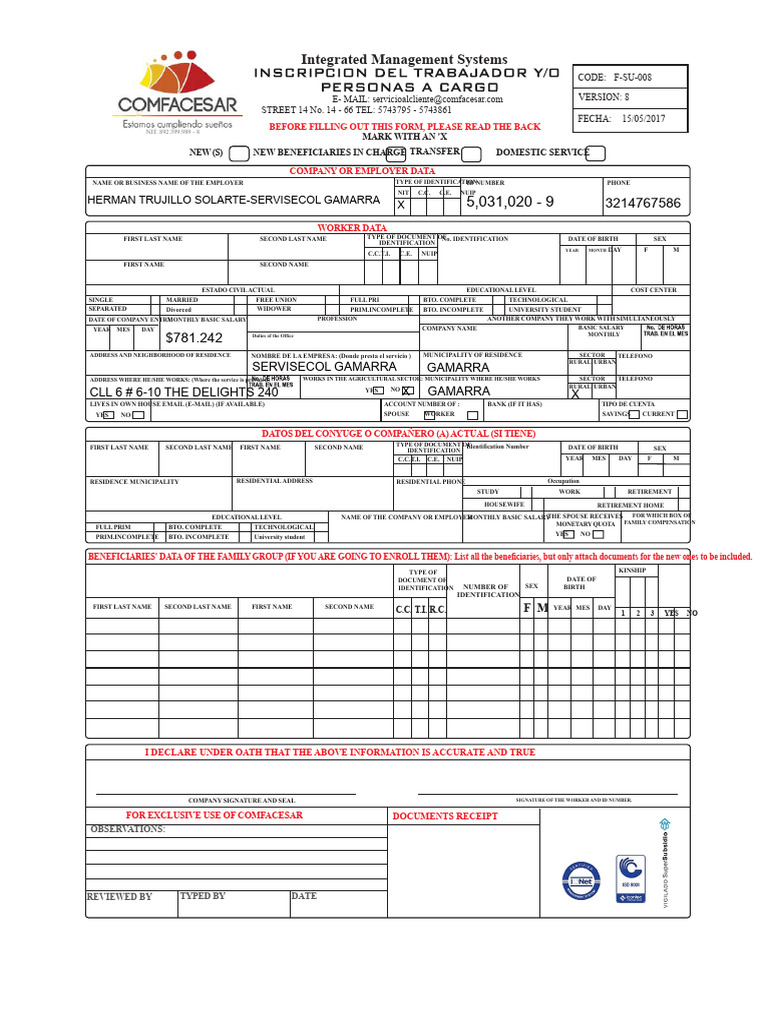 Integrated Management Systems Form | PDF | Justice | Crime & Violence