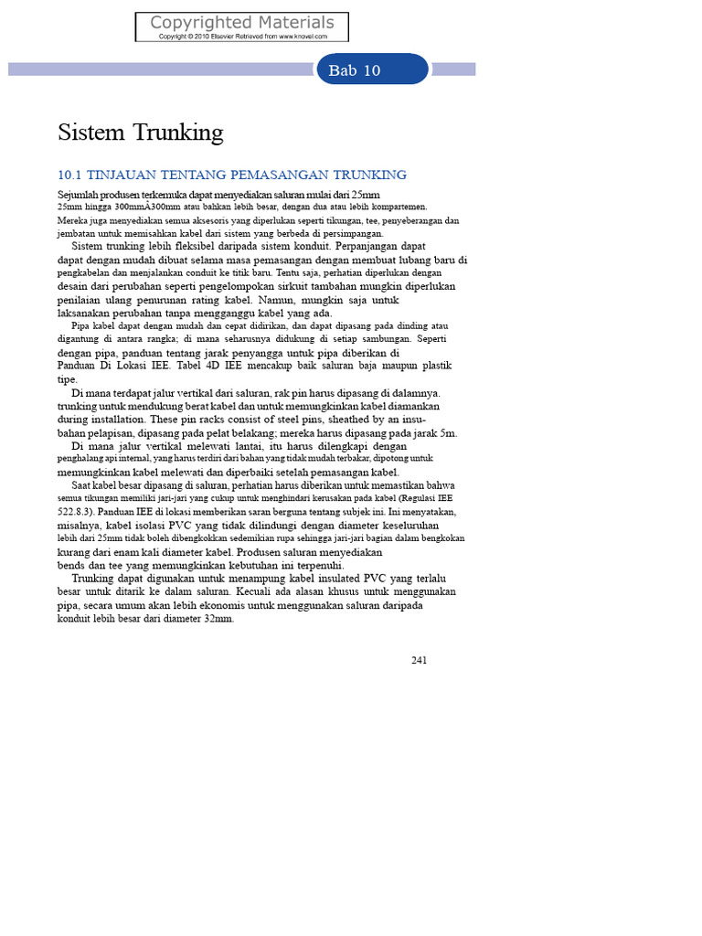 Panduan Instalasi Sistem Trunking Kabel | PDF