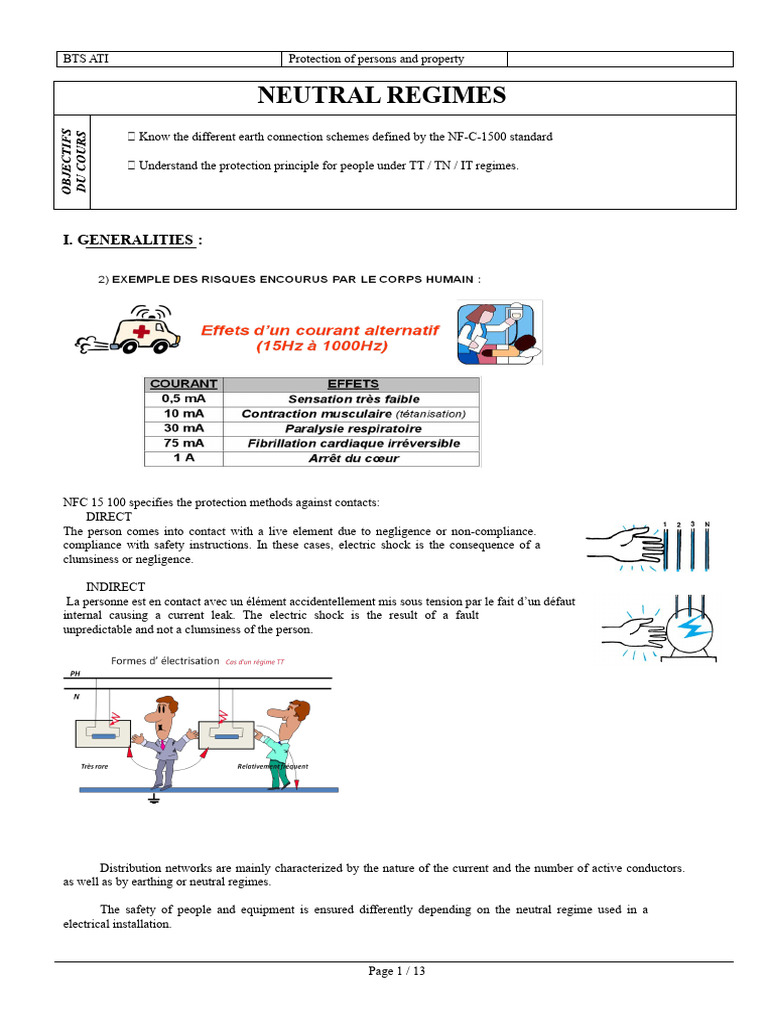 Understanding Electrical Neutral Regimes | PDF | Electrical Impedance ...