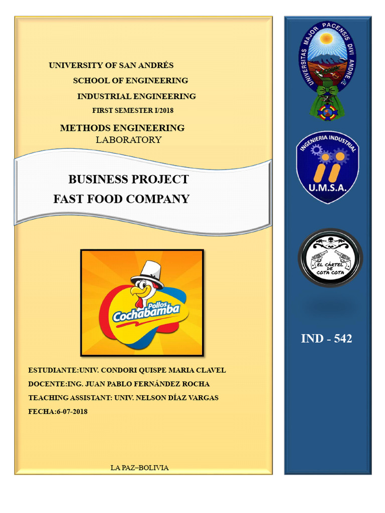 Fast Food Company Project Analysis | PDF | Waiting Staff | Restaurants