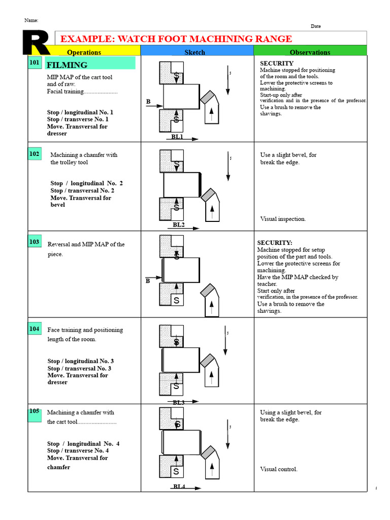 Range Machining Turning Example | PDF | Machining | Metalworking