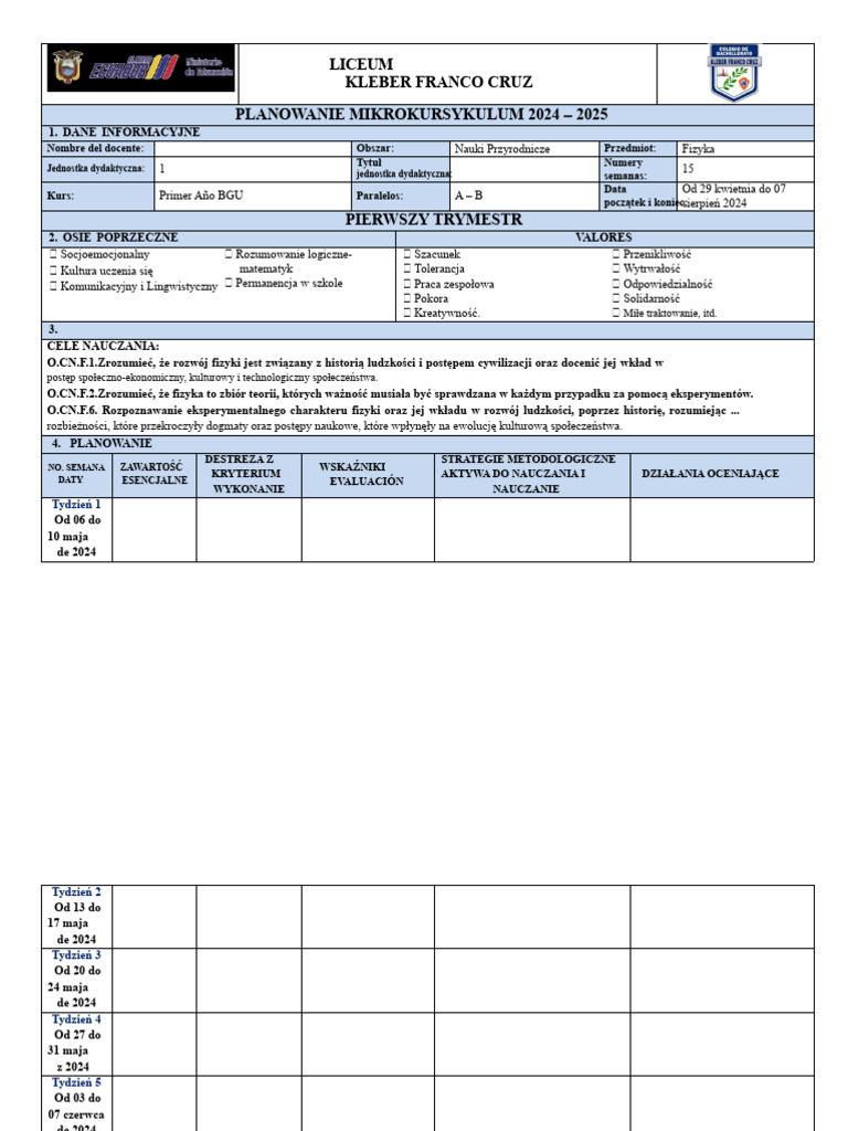 Pud 2024-2025 | PDF