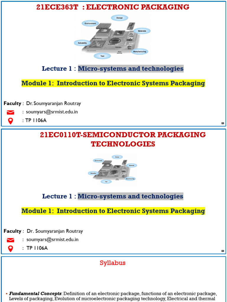Introduction to Electronic Packaging | PDF | Integrated Circuit ...