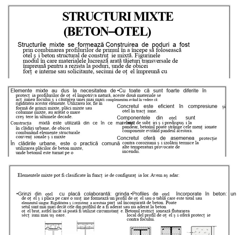Structuri Mixte | PDF