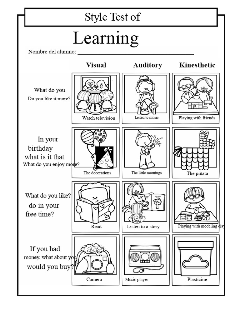 Learning Style Assessment Test | PDF