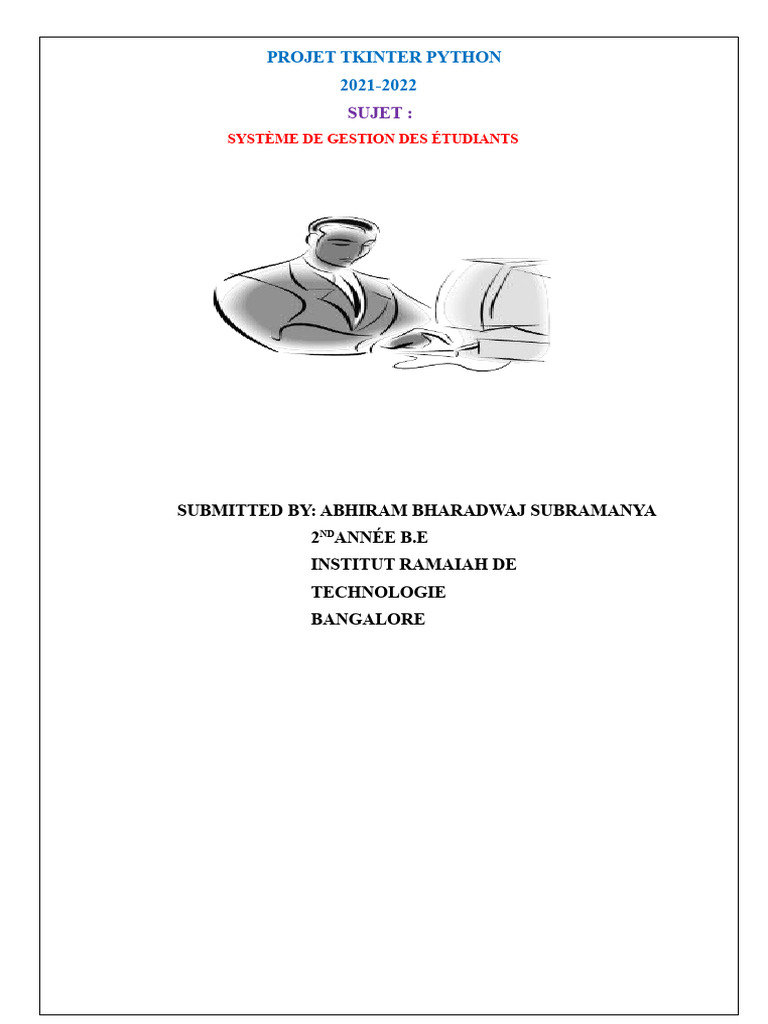 Système de Gestion des Étudiants en Python | PDF | Python (Langage de ...