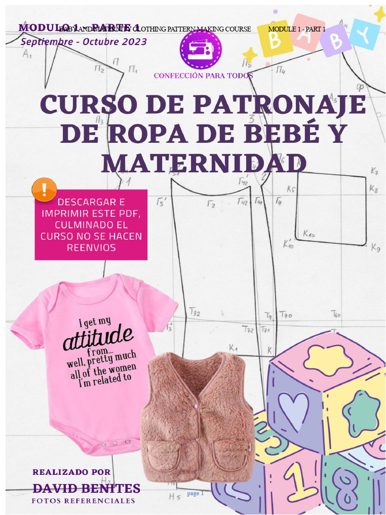 Baby and Maternity Clothing Course Module 1 Part 1 | PDF | Clothing ...