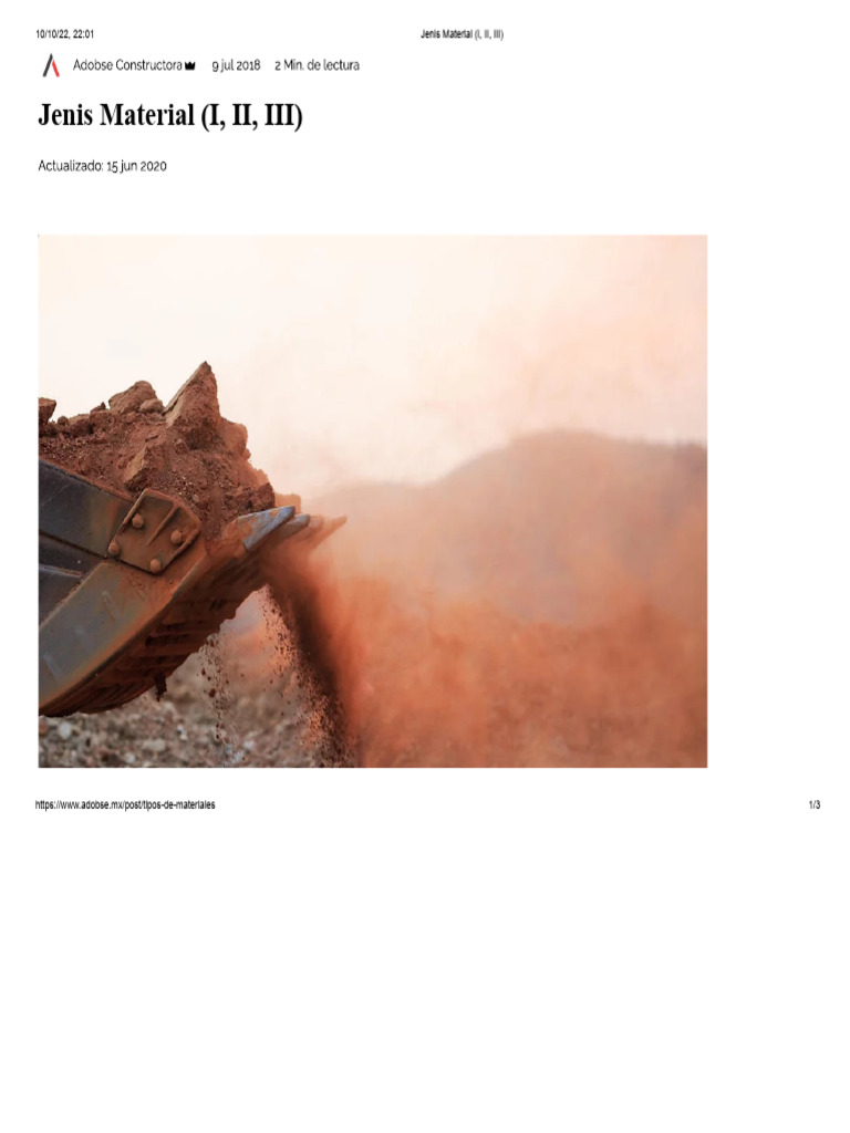 Jenis Material Konstruksi I, II, III | PDF