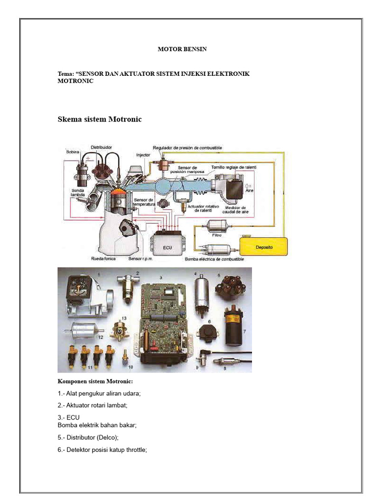 Sensor Sistem Injeksi | PDF