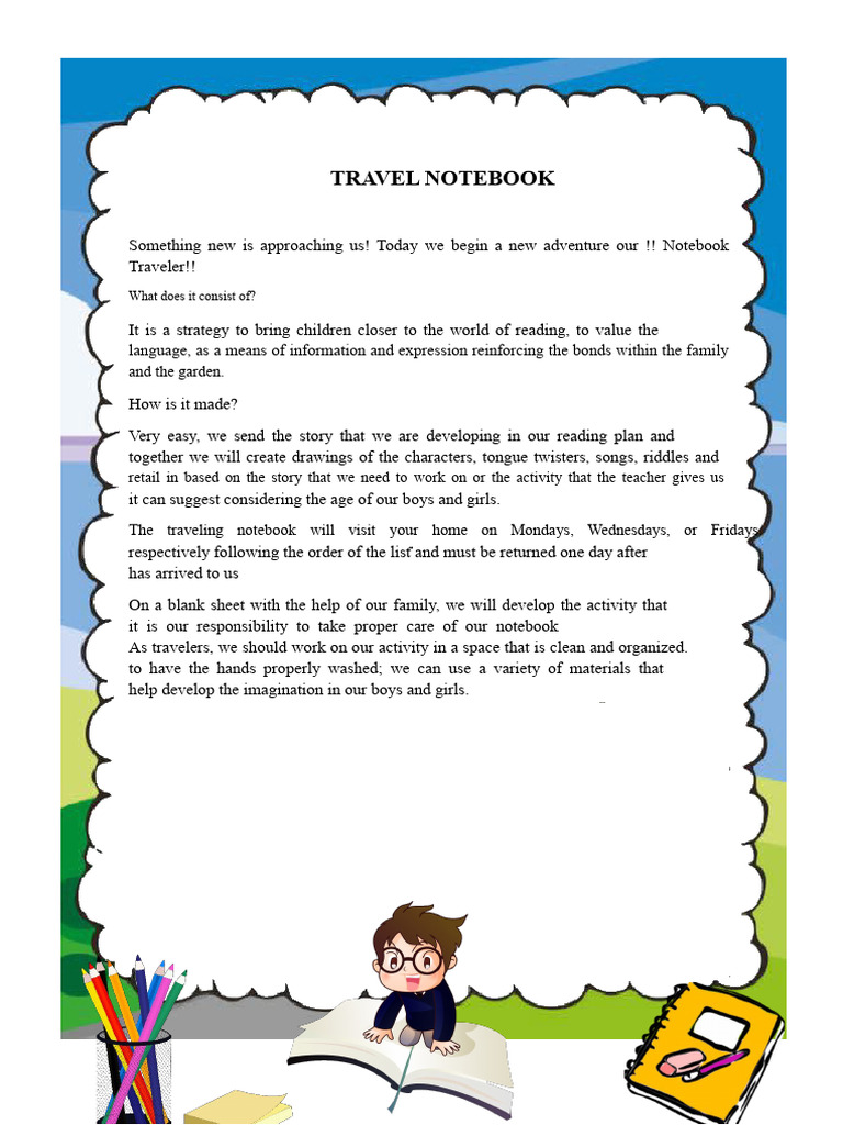 Travel Notebook | PDF