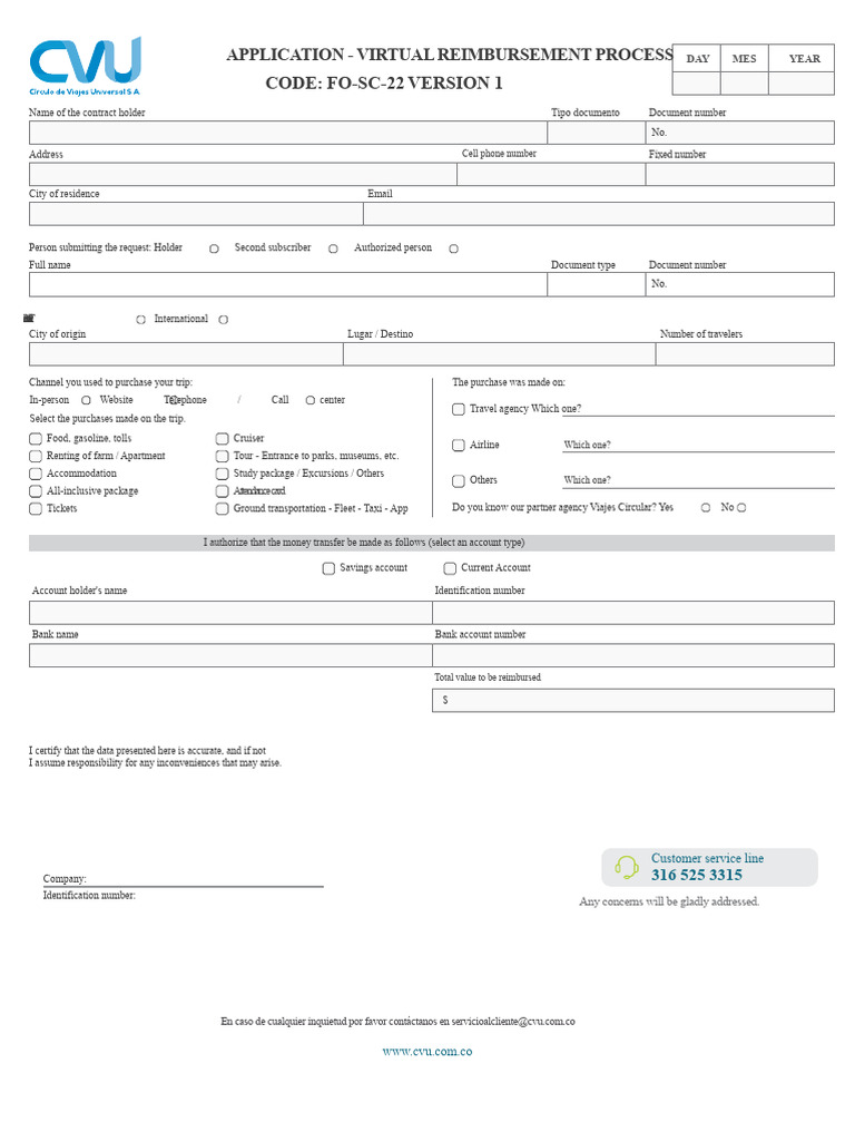Virtual Reimbursement Application Guide | PDF