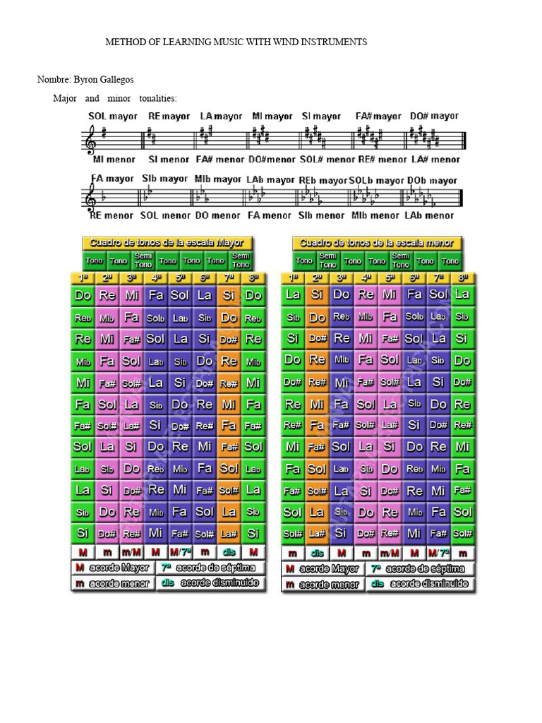 Music Learning Method With Wind Instruments | PDF