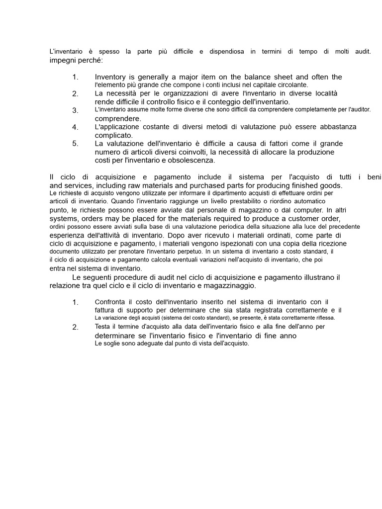 Domande e Risposte Audit II | PDF