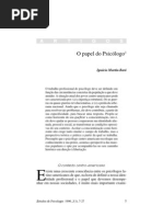 o Papel Do Psicologo Martin Baro