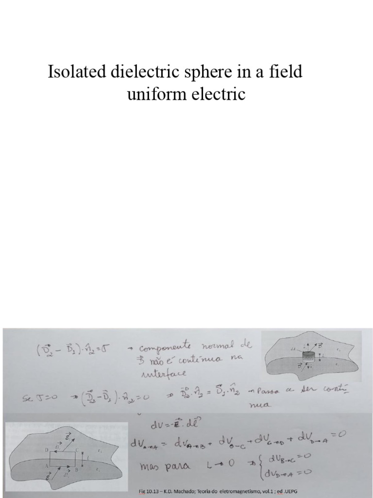 Dielectric Sphere in A Uniform Field 01-14-2021 | PDF