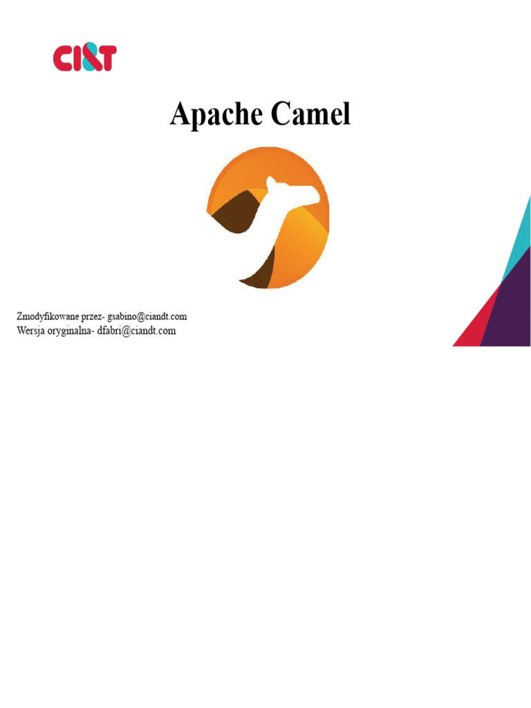 Szkolenie Apache Camel | PDF