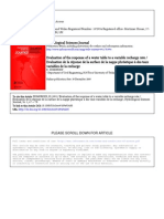 Evaluation of The Response of A Water Table To A Variable Recharge Rate