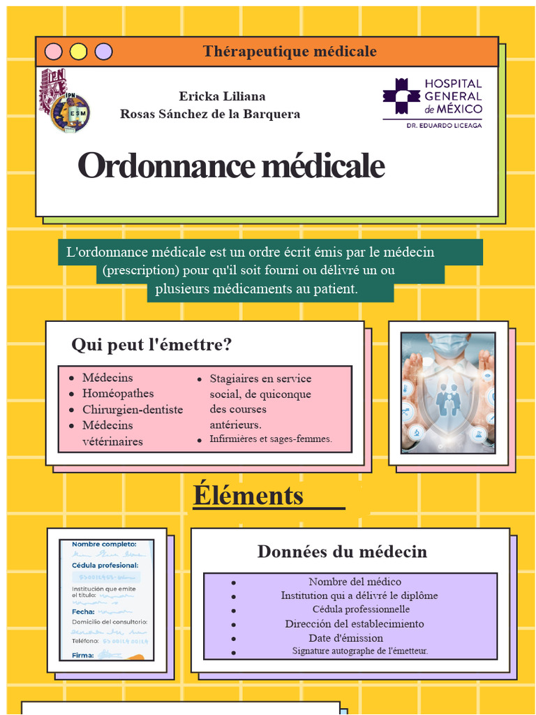 Guide sur l'Ordonnance Médicale | PDF