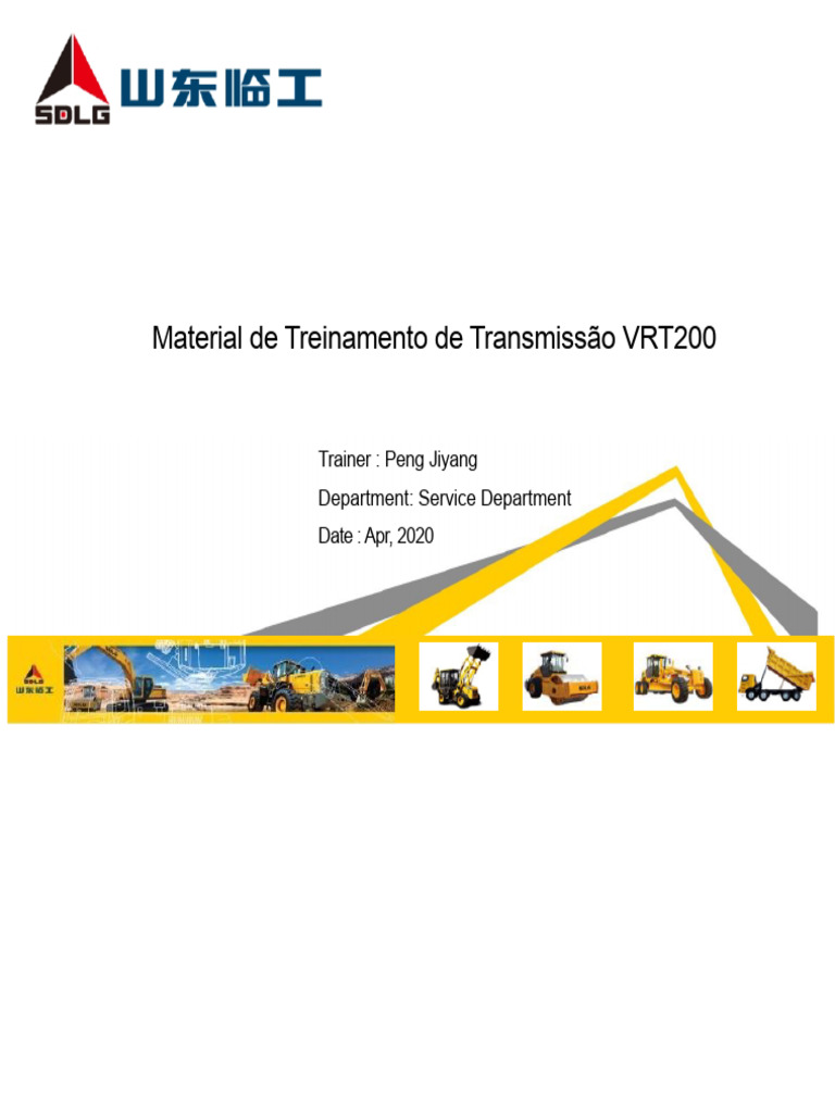 Treinamento em Transmissão VRT200 | PDF | Válvula | Conector elétrico
