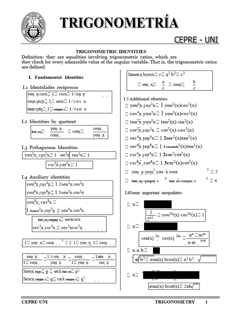Trigonometric Identities Explained | PDF | Trigonometric Functions ...