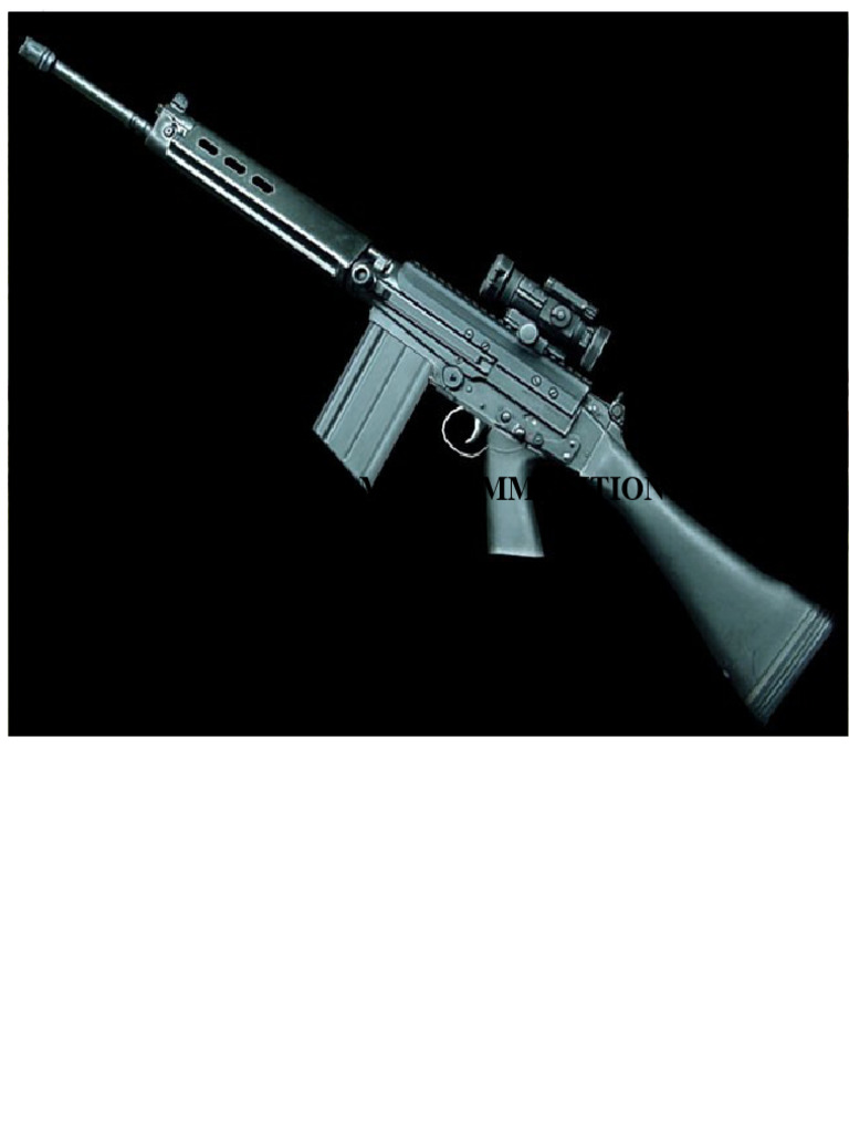 Assignment 01 - Presentation of The FAL | PDF | Magazine (Firearms) | Rifle
