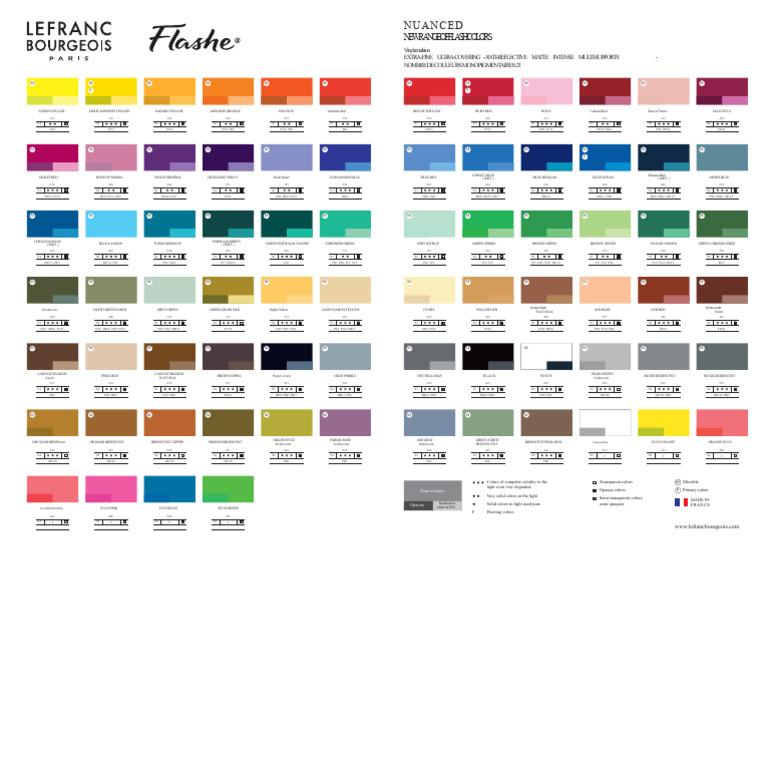 Nuanced Vinyl Emulsion Color Range | PDF | Blue | Red
