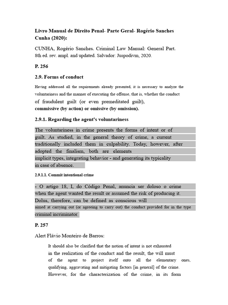 Book Manual of Criminal Law - General Part - Rogério Sanches Cunha ...