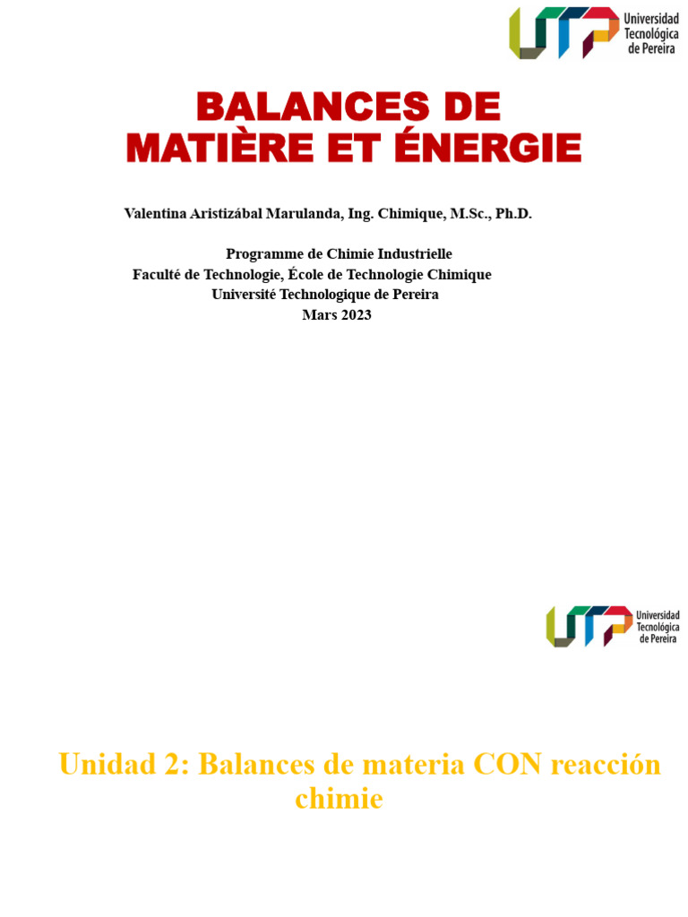 Bilans de matière en chimie industrielle | PDF | La combustion ...