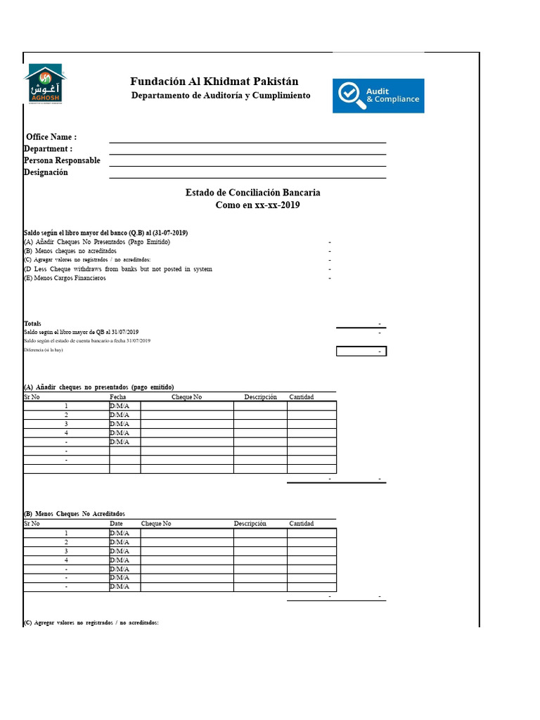 Formato BRS | PDF | Cheque | Servicios financieros