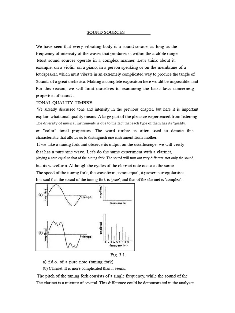 Sound Sources. | PDF | Harmonic | Amplitude