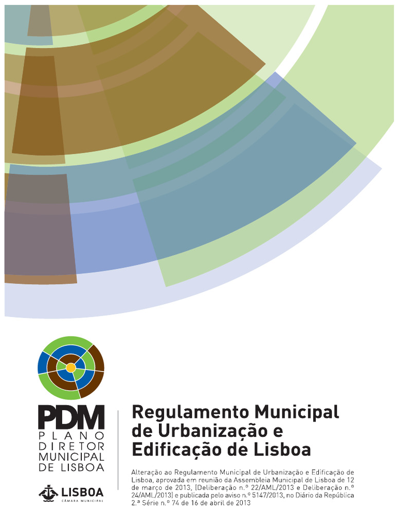 Lisbon Urbanization Regulation Overview | PDF | Road | Hydrogeology